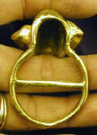 Bedlington Terrier Scarf Ring, back view