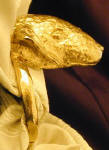 Bedlington Terrier Scarf Ring, side view