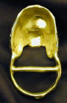 Bichon Frise (pet clip) Scarf Ring, back view
