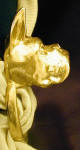 Boxer, cropped ears, Scarf Ring, side view