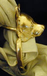 Welsh Corgi Scarf Ring, side view