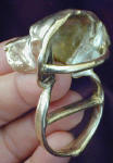 Vizsla Scarf Ring, 3/4 back view