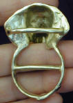 Vizsla Scarf Ring, back view