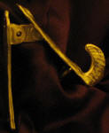 Newfoundland Solo Door Knocker, open view