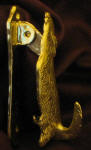 Otterhound Solo Door Knocker, side veiw