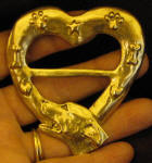 American Pit Bull Terrier Heart Scarf Ring