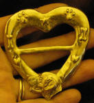 Golden Retriever Heart Scarf Ring