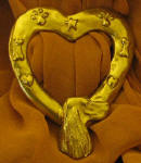 Irish Setter Heart Scarf Ring