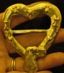 Irish Setter Heart Scarf Ring