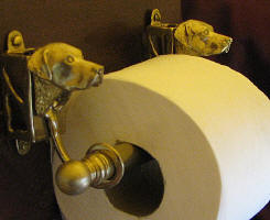 Chessie Toilet Paper Holder, side view