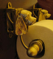 Cocker Spaniel Toilet Paper Holder, side view