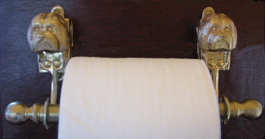 Coton de Tulear Toilet Paper Holder