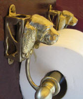 Sussex Spaniel Toilet Paper Holder, side view