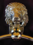 Lion Towel Ring, close up