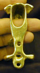 Airedale or Welsh Terrier Wall Bottle Opener, back view