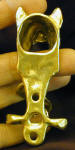 American Pit Bull Terrier Wall Mounted Bottle Opener, back view