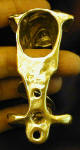 Boxer, natural ears, Wall Mounted Bottle Opener, back view