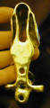 Black and Tan Coonhound Wall Mounted Bottle Opener, back view