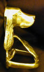 English Cocker Spaniel Wall Mounted Bottle Opener, side view