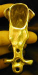 English Mastiff Wall Bottle Opener, back view