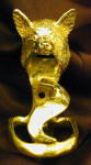 Wall mounted Fox bottle opener