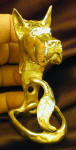 Wall mounted Great Dane, cropped, Bottle Opener, 3/4 view