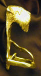 Wall mounted Wheaten Terrier  bottle opener, side view