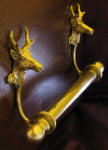 Pronghorn Brackets with 5/8" Towel Rod, side view