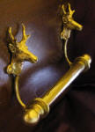 Pronghorn Brackets with 5/8" Towel Rod, side view