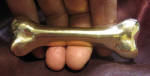 Dog Bone Handle with Fingers