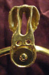 Saluki Towel Ring, close up, back view
